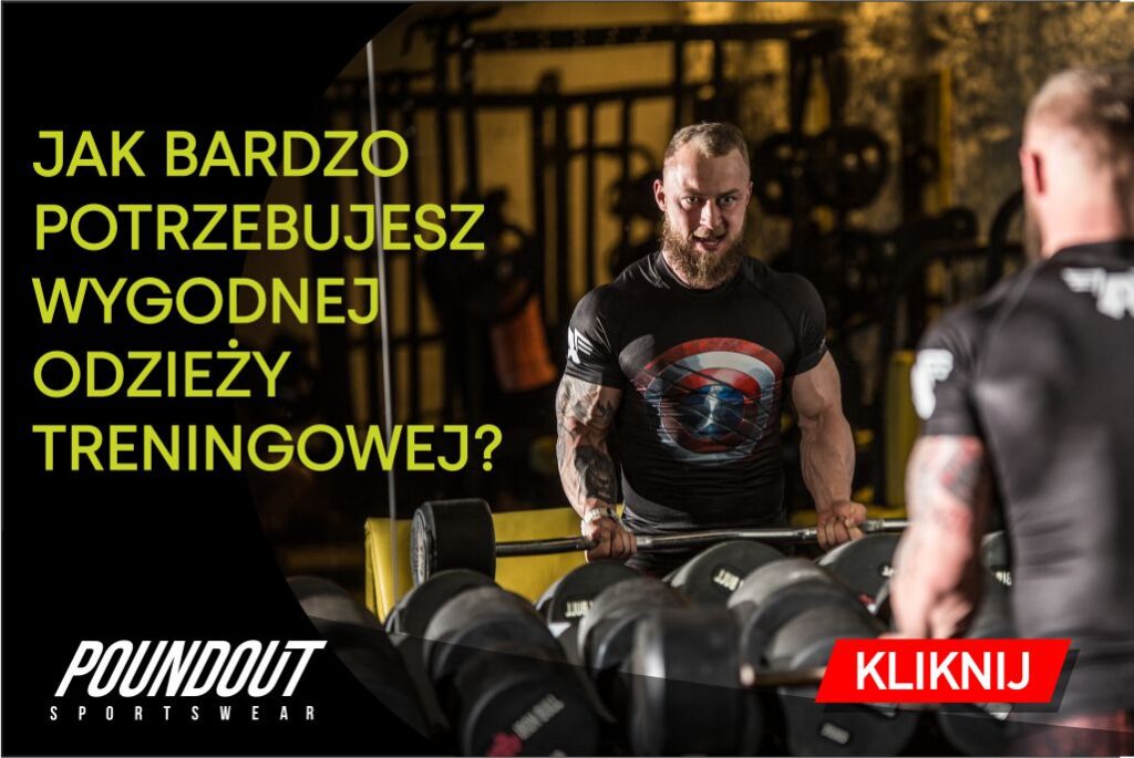 Baner z odzieżą treningową