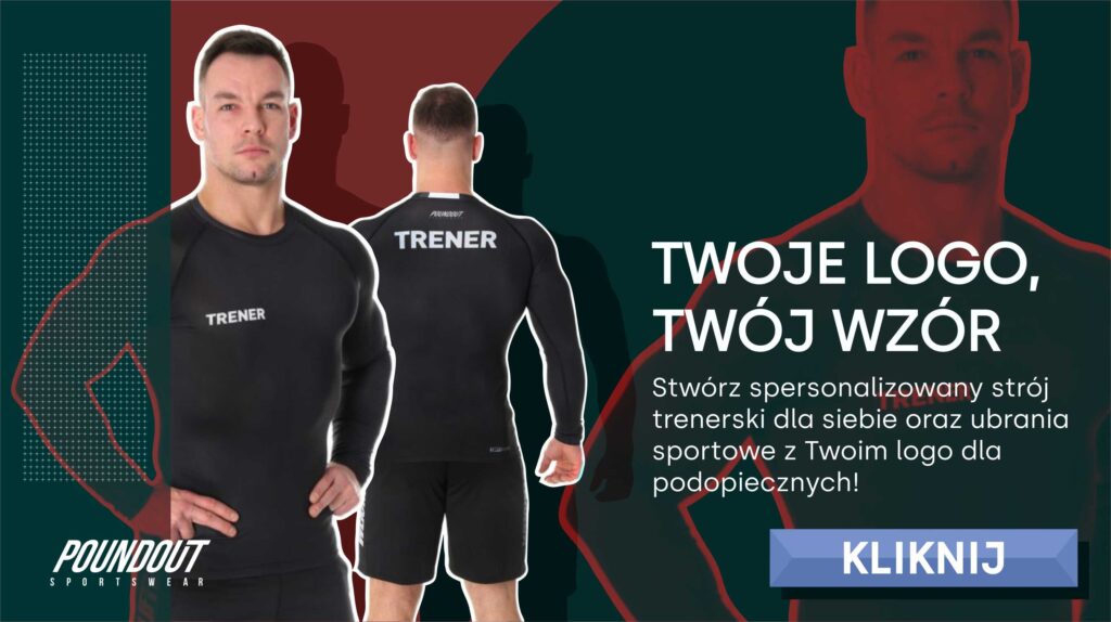 Baner z odzieżą personalizowaną dla trenerów