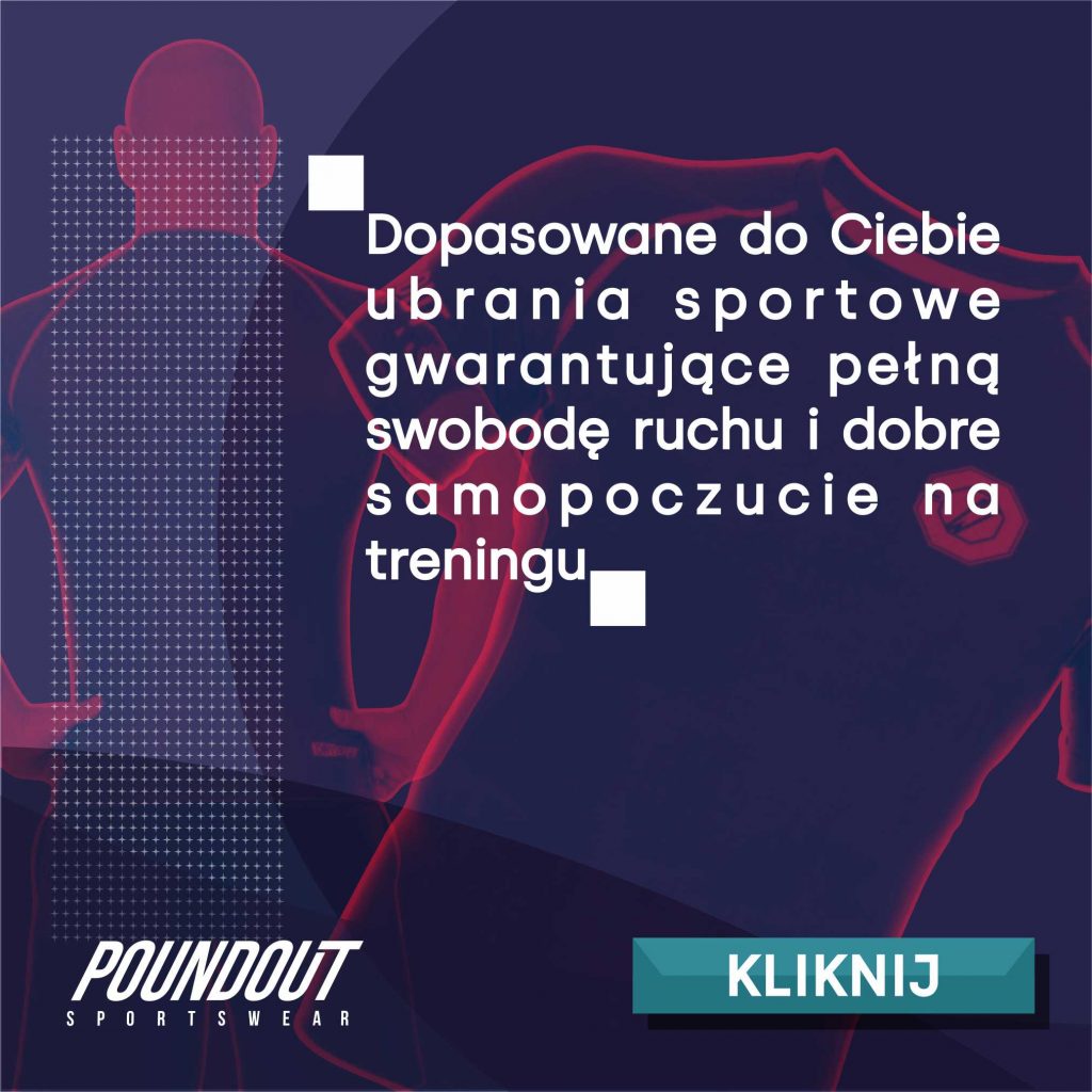 Baner z odzieżą sportową na siłownię