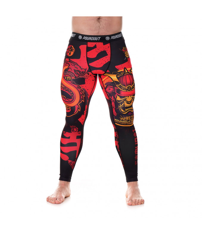 Legginsy sportowe męskie SAMURAI