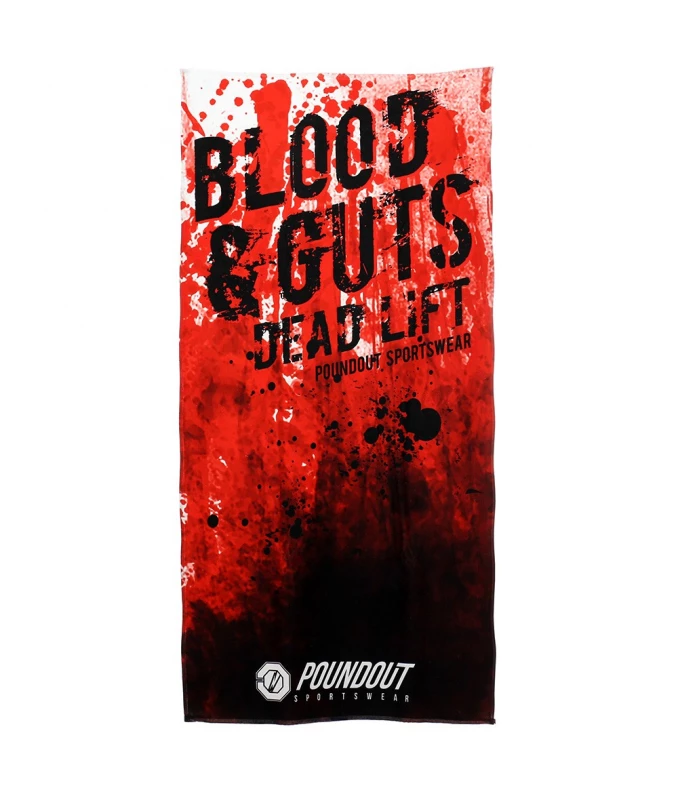 Ręcznik na siłownię frotte BLOOD & GUTS 35 x 70 cm