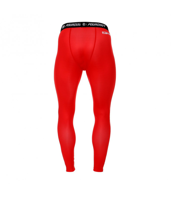 Legginsy męskie BASE red