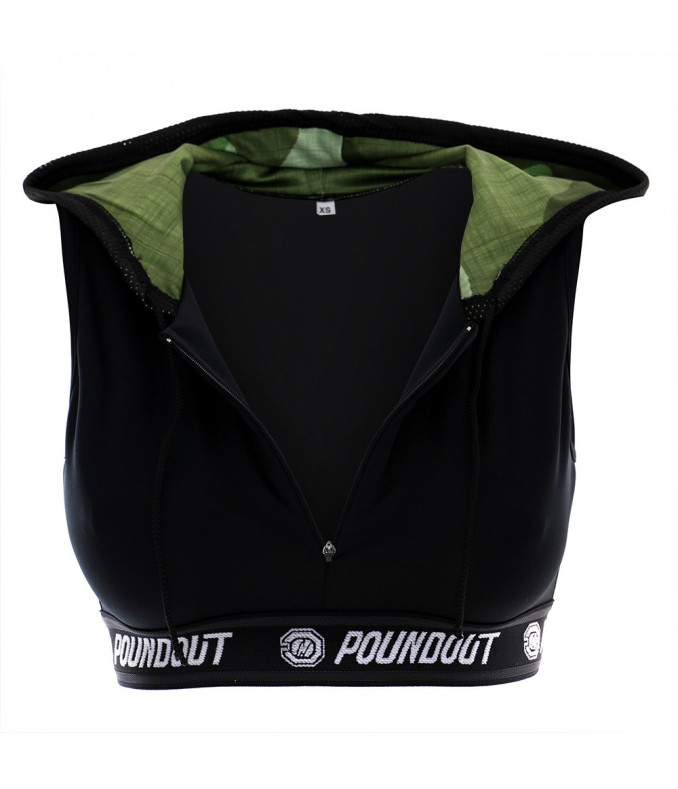 Biustonosz sportowy z kapturem WEST POINT