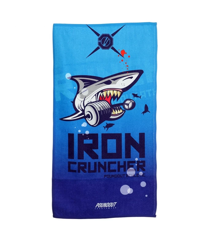 Ręcznik na siłownię frotte Iron cruncher 35 x 70 cm