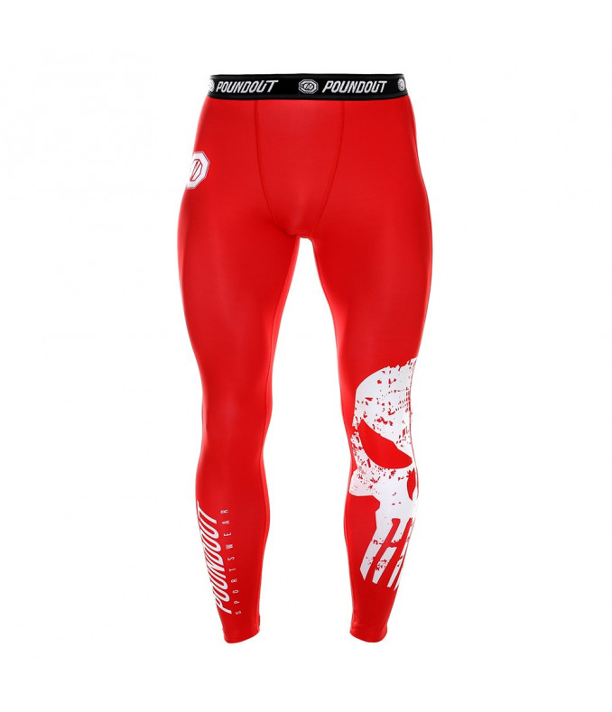 Legginsy męskie HATE 2.0 czerwone
