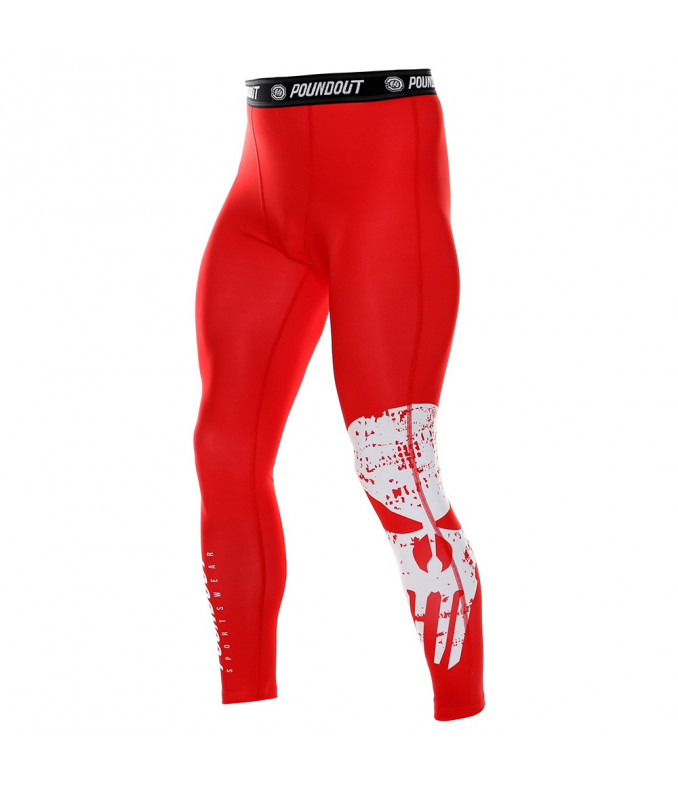 Legginsy męskie HATE 2.0 czerwone