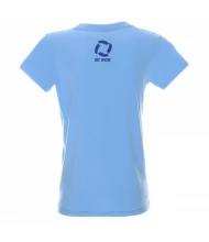 Damska koszulka CUTE oversize niebieska