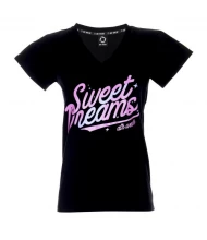 Damska koszulka  SWEET DREAMS oversize czarna