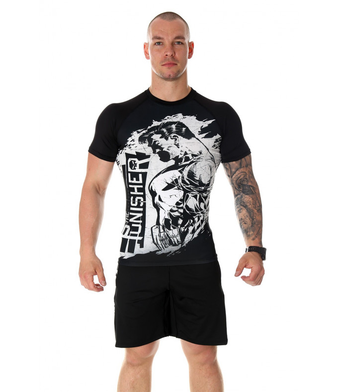 Rashguard short Marvel Punisher 3.0