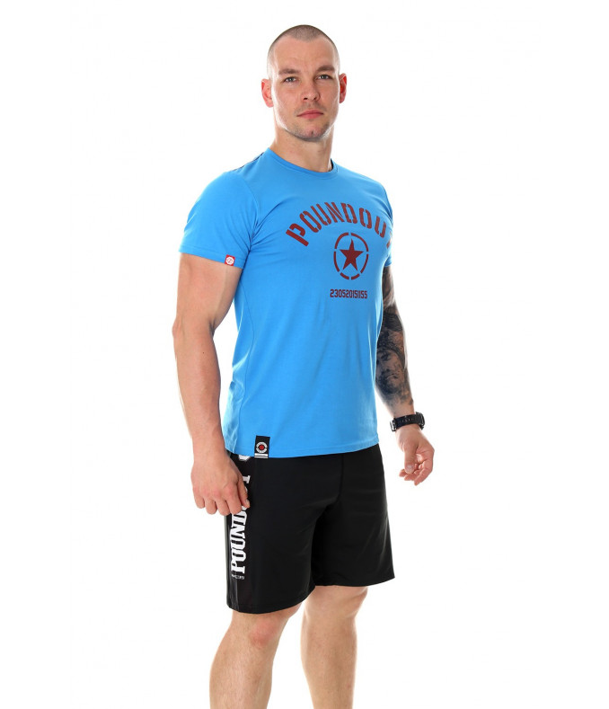 T-shirt FORCE niebieski