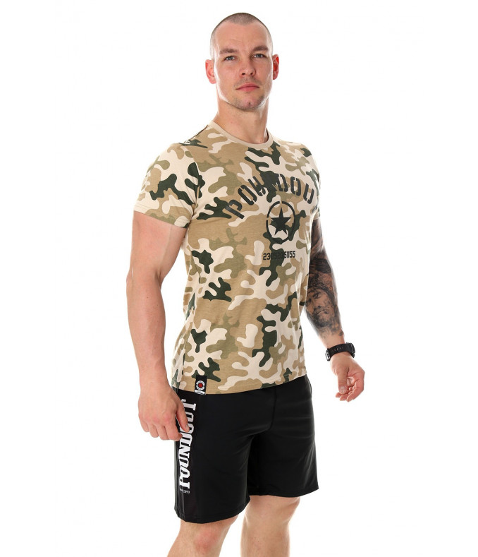 T-shirt FORCE kamuflaż piaskowy