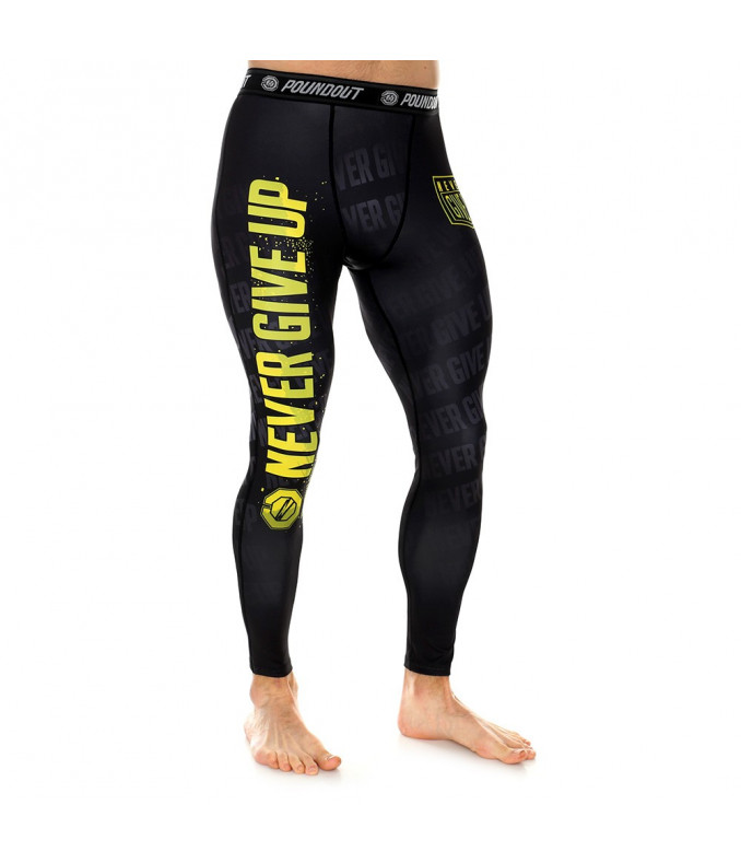 Legginsy męskie NEVER GIVE UP