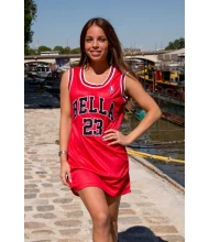 Sukienka ATR WEAR Basketball BELLA czerwona