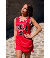 Sukienka ATR WEAR Basketball BELLA czerwona