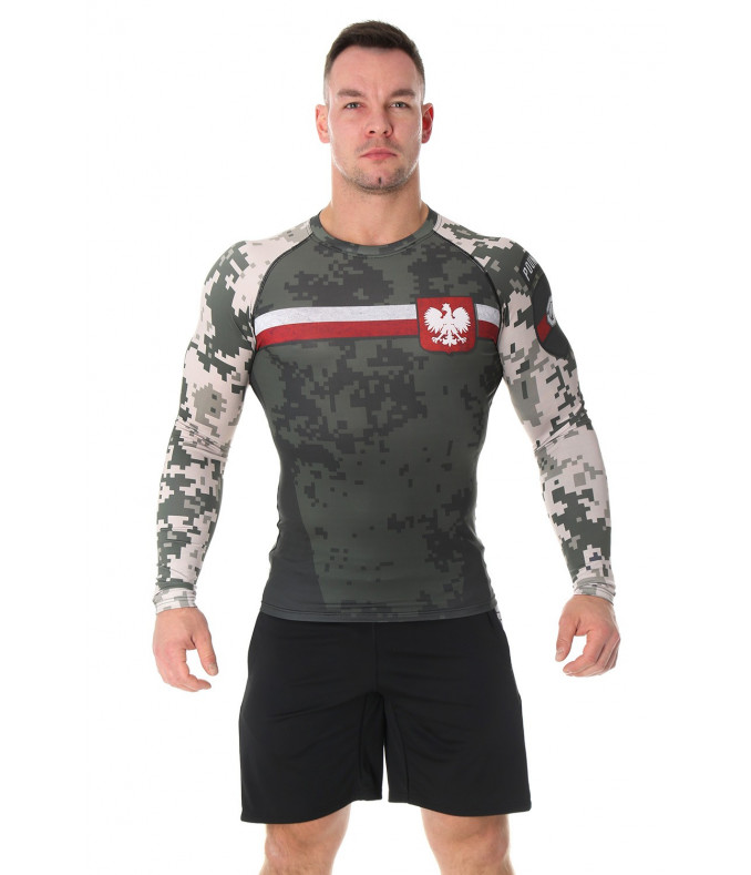 Rashguard męski z długim rękawem PATRIOT