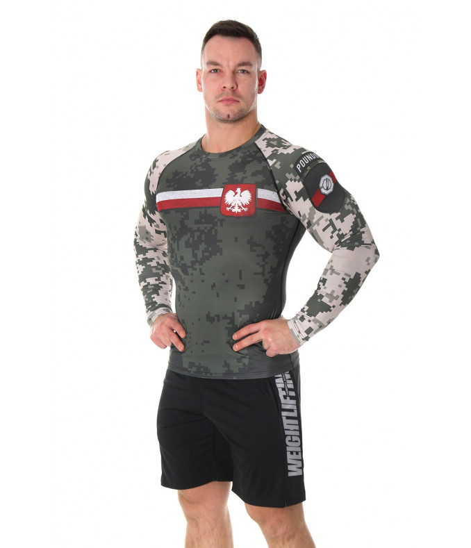 Rashguard męski z długim rękawem PATRIOT