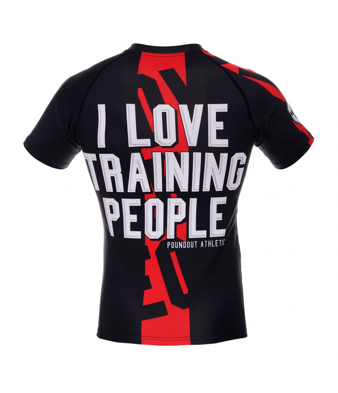 Rashguard męski I LOVE TRAINING PEOPLE SUB-SKIN tech.