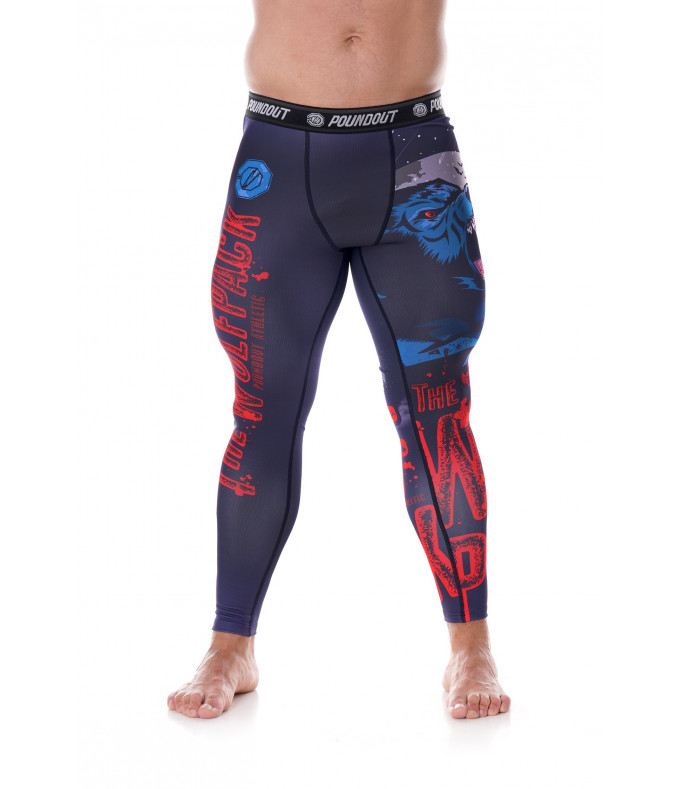 Legginsy męskie WOLFPACK