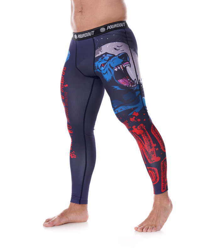 Legginsy męskie WOLFPACK