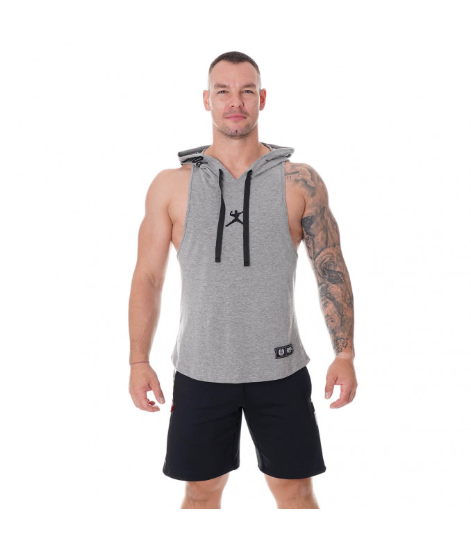  Bokserka z kapturem męska Bodybuilding melanż