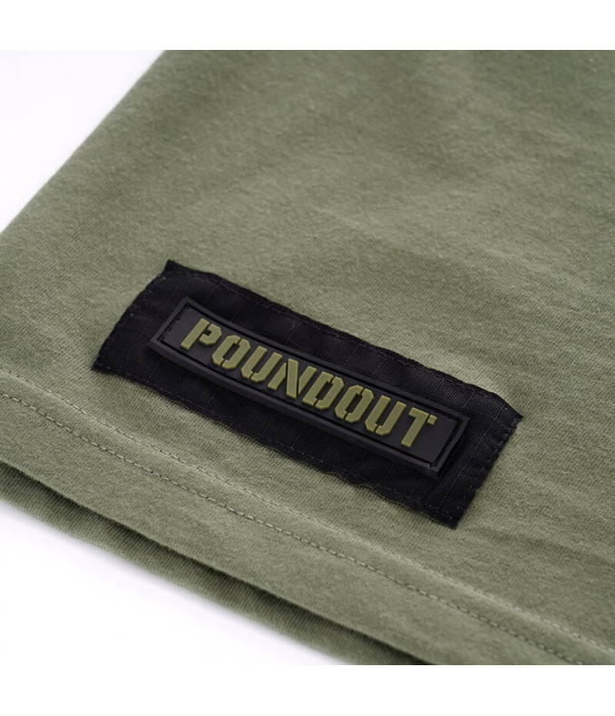 T-shirt męski BATTLE khaki