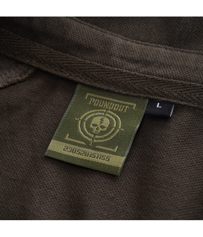 Koszulka polo męska CONFLICT khaki