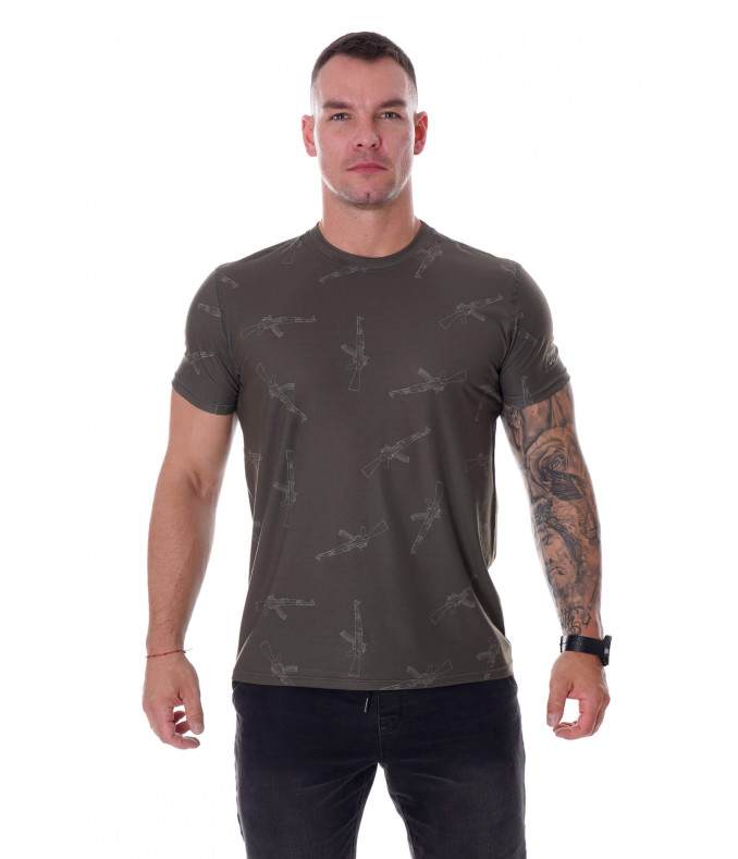 Koszulka specjalna T-PRO szybkoschnąca AK-47 khaki