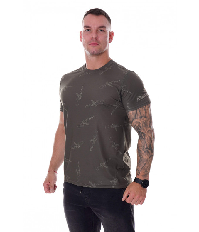 Koszulka specjalna T-PRO szybkoschnąca AK-47 khaki