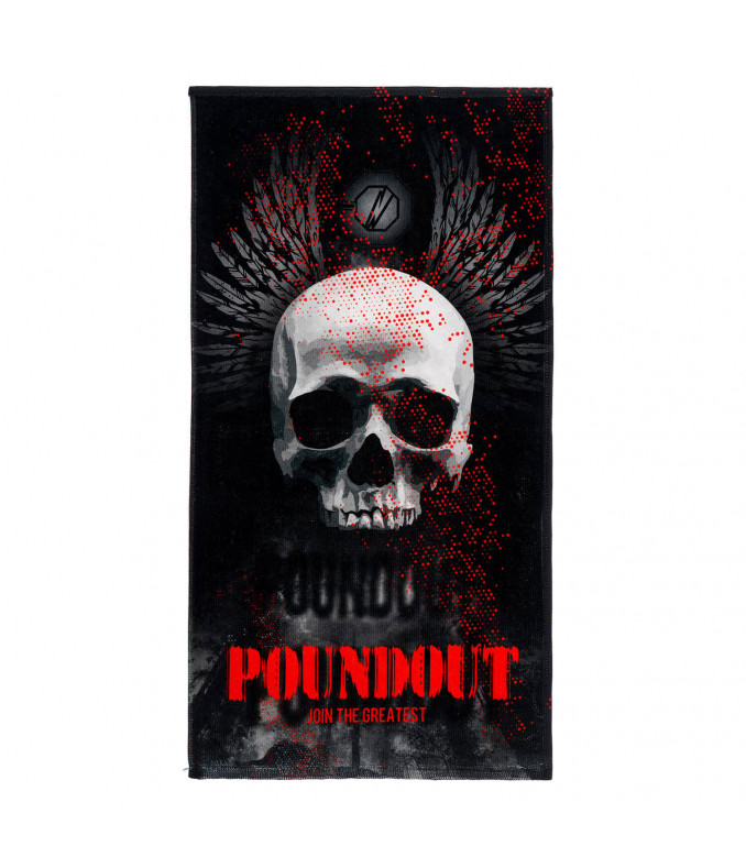 Ręcznik na siłownię frotte SKULL HEAD 35 x 70 cm